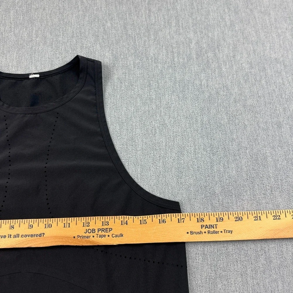 Lululemon Tank Top Womens 8‎ Black Find Your Pace Sleeveless Running Athletic